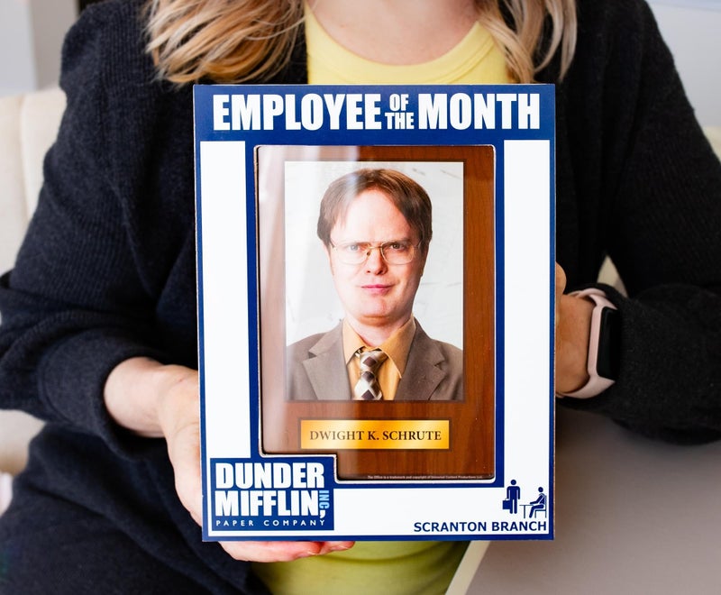 Silver Buffalo The Office Dunder Mifflin Paper Company Scranton Branch Employee of the Month Dwight K. Schrute Photo Picture Frame  5 x 7 Inches - Image 5