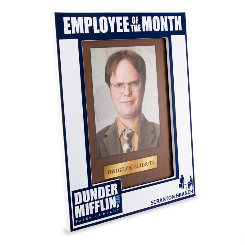 Silver Buffalo The Office Dunder Mifflin Paper Company Scranton Branch Employee of the Month Dwight K. Schrute Photo Picture Frame  5 x 7 Inches - Image 2