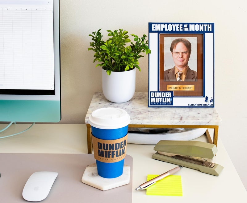 Silver Buffalo The Office Dunder Mifflin Paper Company Scranton Branch Employee of the Month Dwight K. Schrute Photo Picture Frame  5 x 7 Inches - Image 3