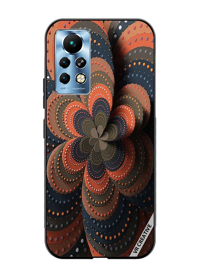VR CREATIVE Protective Case Cover For Infinix Note 11 Pro Flower Design Multicolour - Image 1