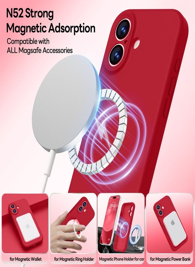 LOVE 3000 Compatible with i17 Silicone Magnetic Phone Case (Red) - Image 2