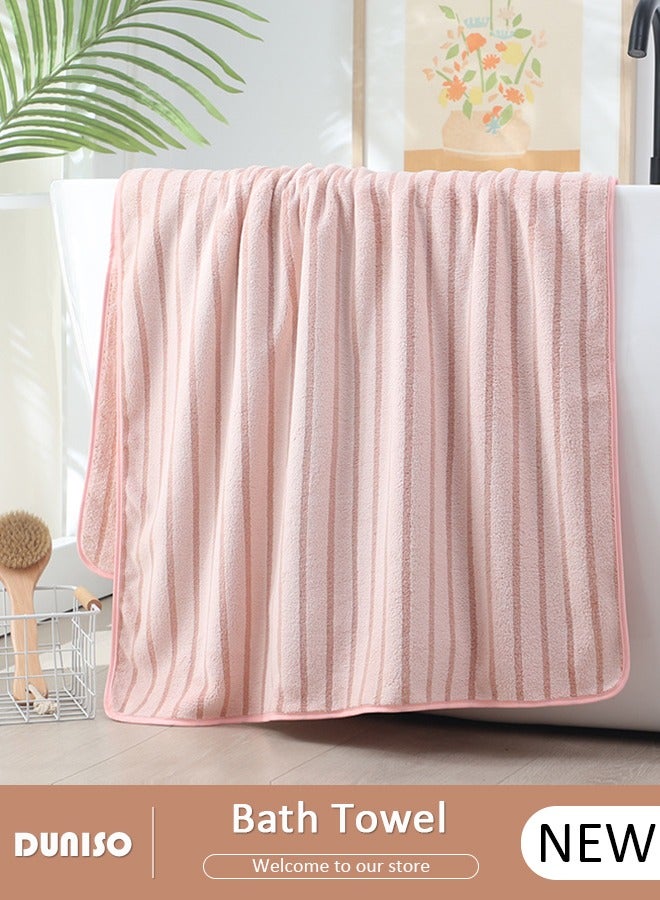 DUNISO Microfiber Bath Towel, Soft Microfiber Absorbent Body Towels, Quick Drying Towel for Multipurpose, Beach Swimming Pool Towels Lightweight Bath Sheets, Use for Spa, Yoga, Fitness, Bathroom 70×140CM - Image 1