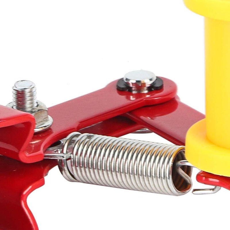 cheekyglo Motorcycle Adjuster Chain Tensioner Roller, Universal Link Length Modified Guide Dirt Pit Bike Choppe rMotorcycle Modified Accessorieswith Backup Long Bolts (Red) - Image 3