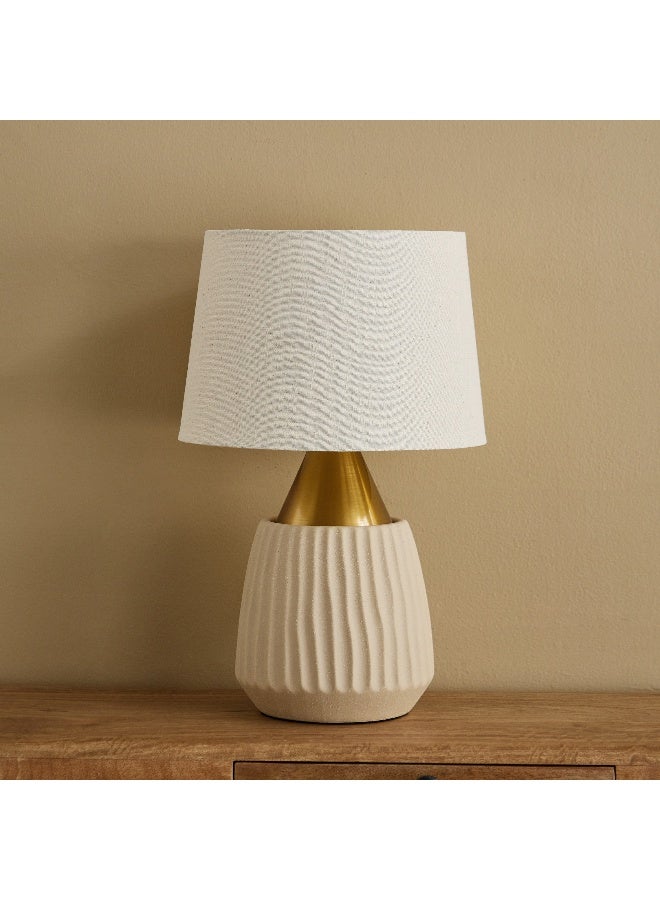Home Box Ceramic Table Lamp with Linen Shade for Home - Image 5