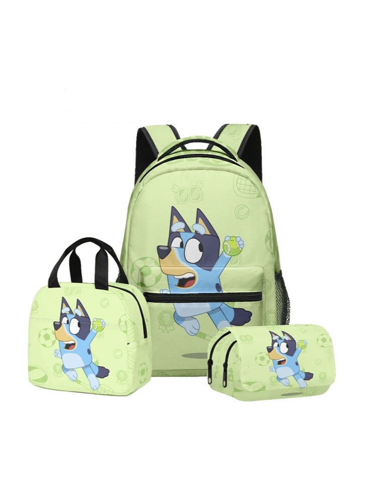 Bluey backpack pencil case satchel three-piece suit men and women leisure sports travel backpack student school backpack - Image 1