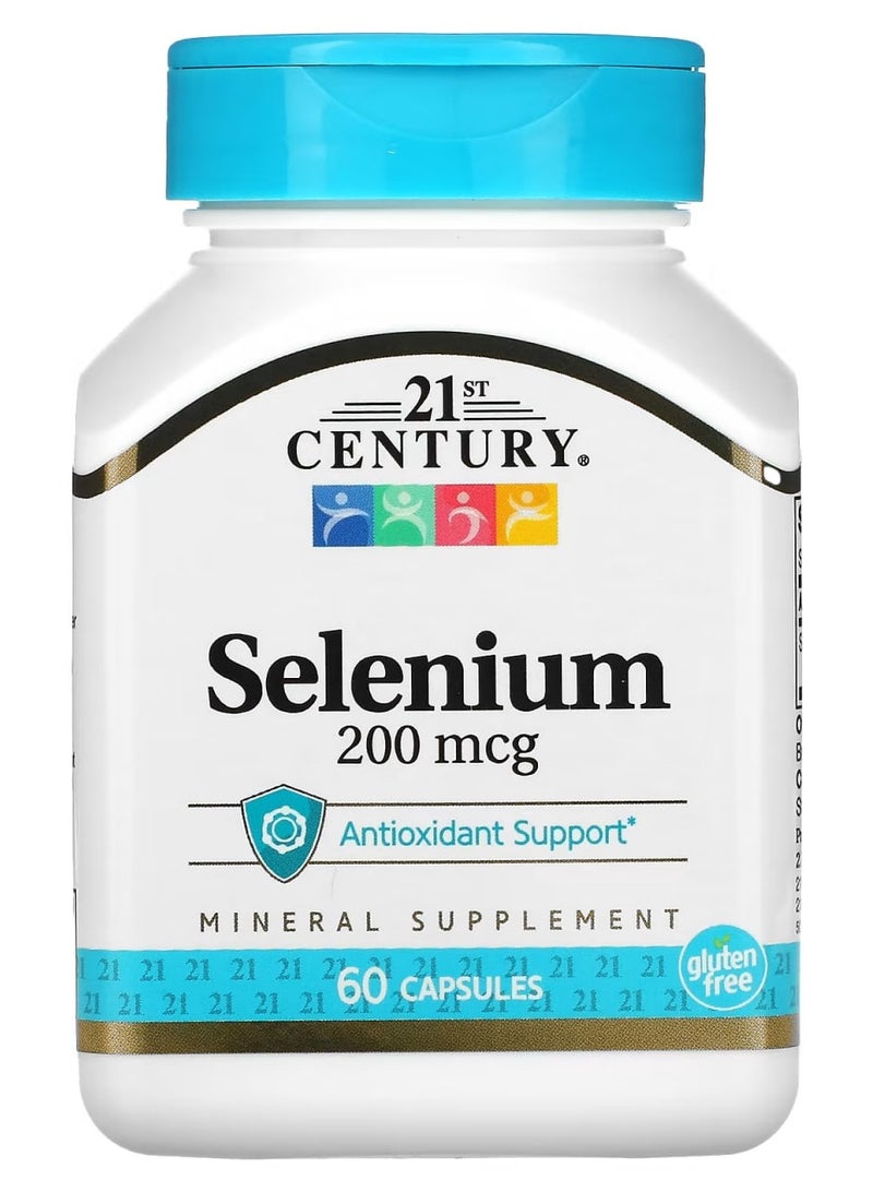 21st Century سيلينيوم 200 ميكروجرام 60 كبسولة - Image 1