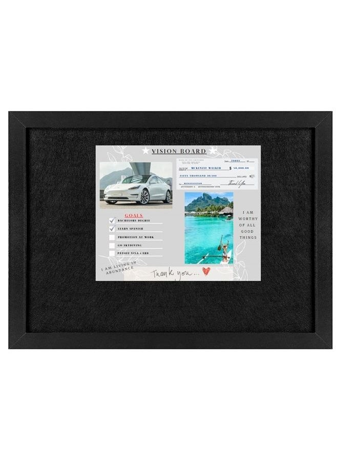 Generic - Vision Board Poster - Dream Board Manifestation Board Law of Attraction (14 x 11) Gray - Image 1
