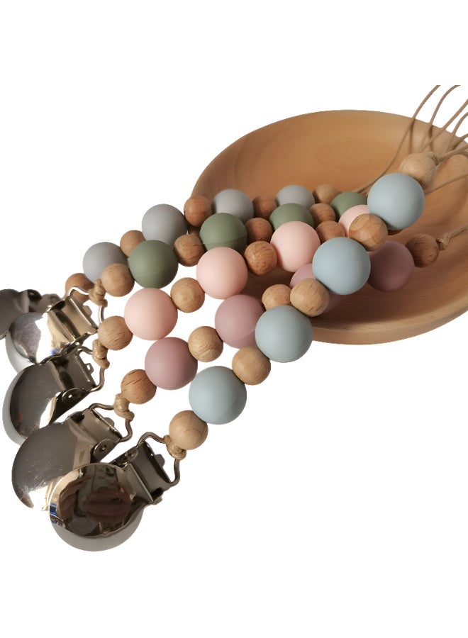 Bambimici-Teething Clips - Rainbow - Image 3