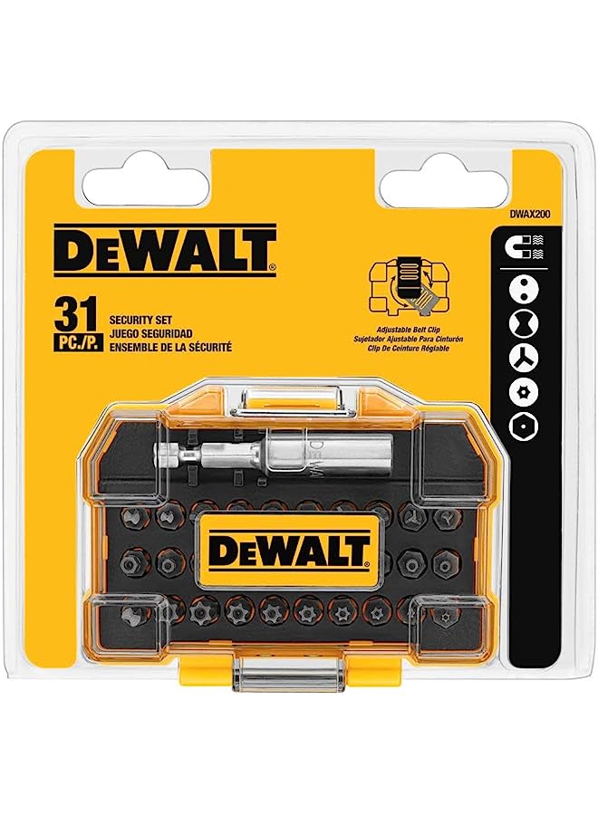 DEWALT Screwdriver Set, Security, 31-Piece (DWAX200) - Image 1