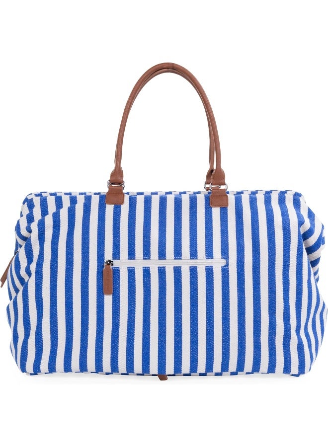 Childhome Mommy Bag Big - Stripes Electric Blue/Light Blue - Image 3