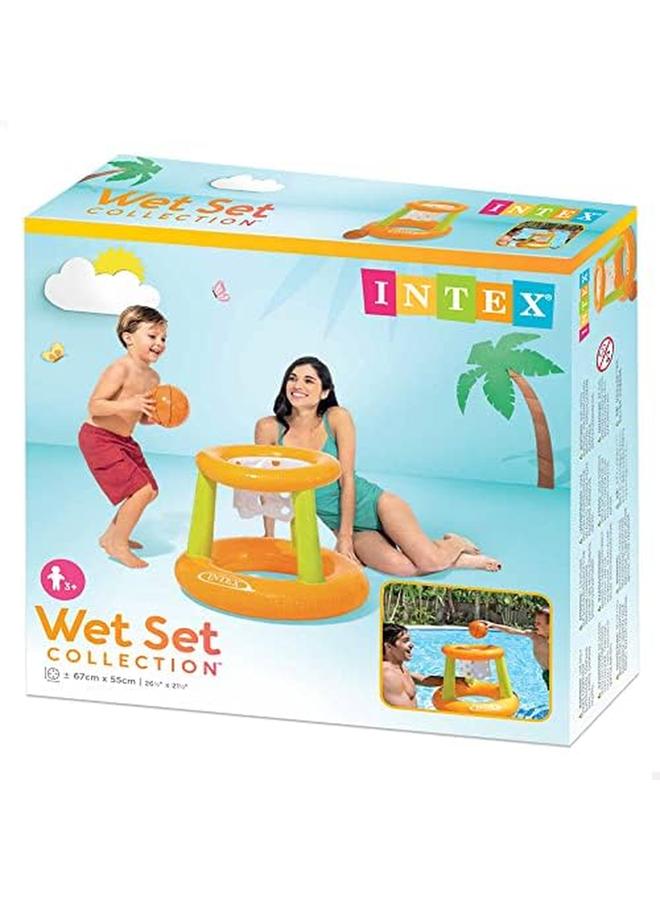 INTEX Basket Swimming Floating Hoops Basketball Game Multi Color 58504 - Image 3