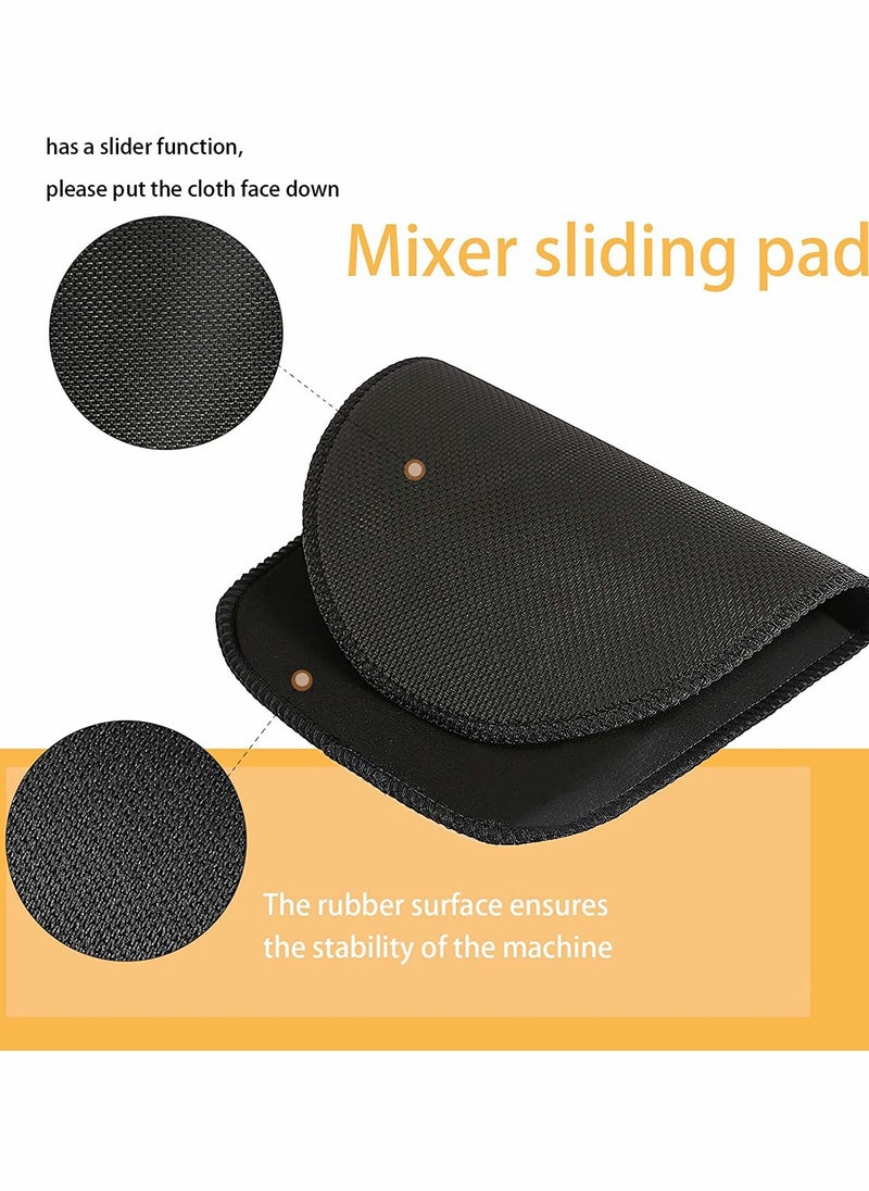 KASTWAVE - Mixer Mats, Mixer Mover, Blender anti-skid pad, Kitchen Appliance Slider Mats, Sliding Appliance Rolling Tray, Appliance Sliders, for KitchenAid Mixer, for Kitchen Appliances (Black) - Image 1