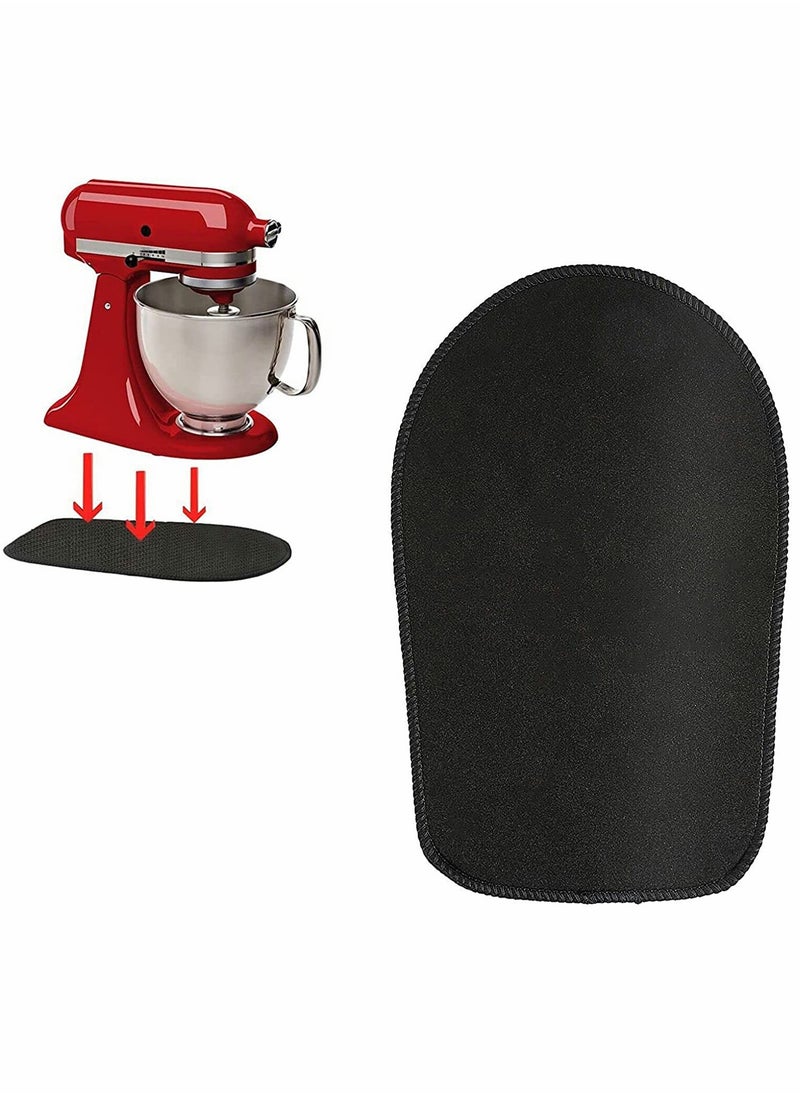KASTWAVE - Mixer Mats, Mixer Mover, Blender anti-skid pad, Kitchen Appliance Slider Mats, Sliding Appliance Rolling Tray, Appliance Sliders, for KitchenAid Mixer, for Kitchen Appliances (Black) - Image 1