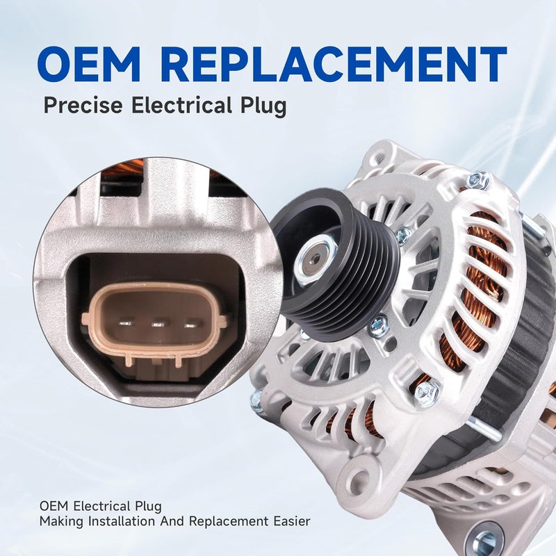 APLEDAX High Output Alternator for Nissan Vehicles - Image 5