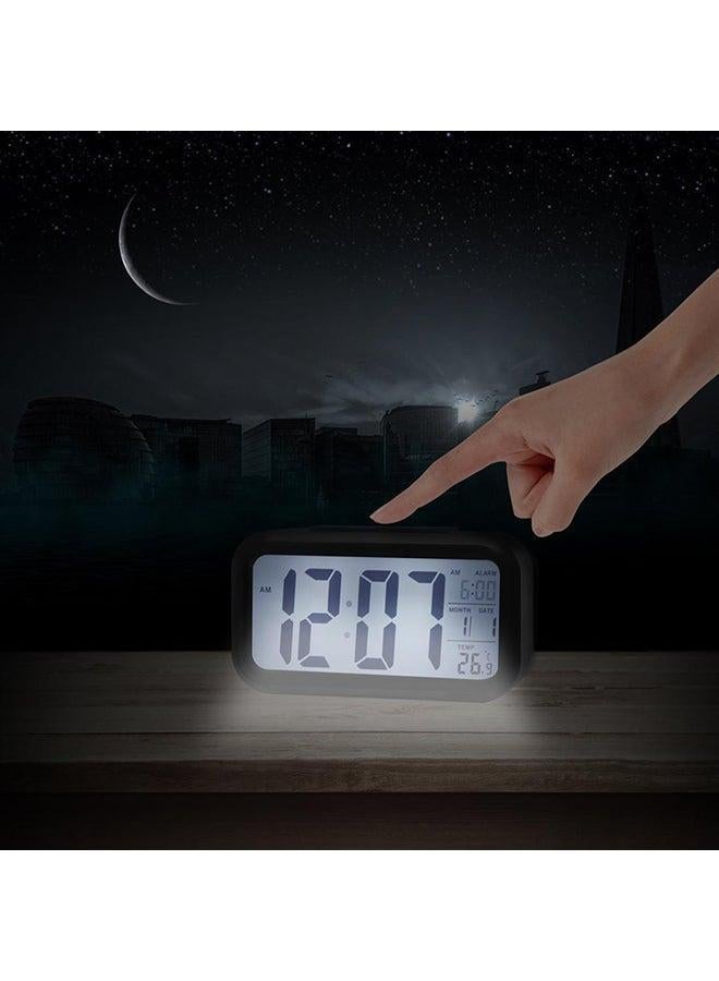 LED Digital Electronic Alarm Clock Black 130 x 72 44centimeter - Image 2