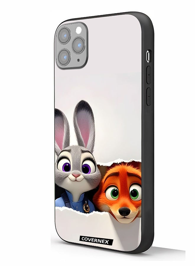 Covernex غطاء حماية لجهاز آيفون 11 برو ماكس مزخرف بشخصيات زوتوبيا الديناميكية - Image 1