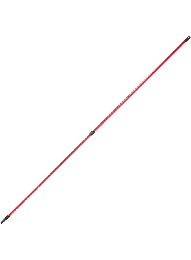 Biella عمود تمديد تلسكوبي احترافي للتوصيل والتنظيف مع مخروط قابل للإزالة وعصا معدنية مل threaded لتنظيف النوافذ والغبار والرسم وغيرها. معدني 4 متر - Image 1