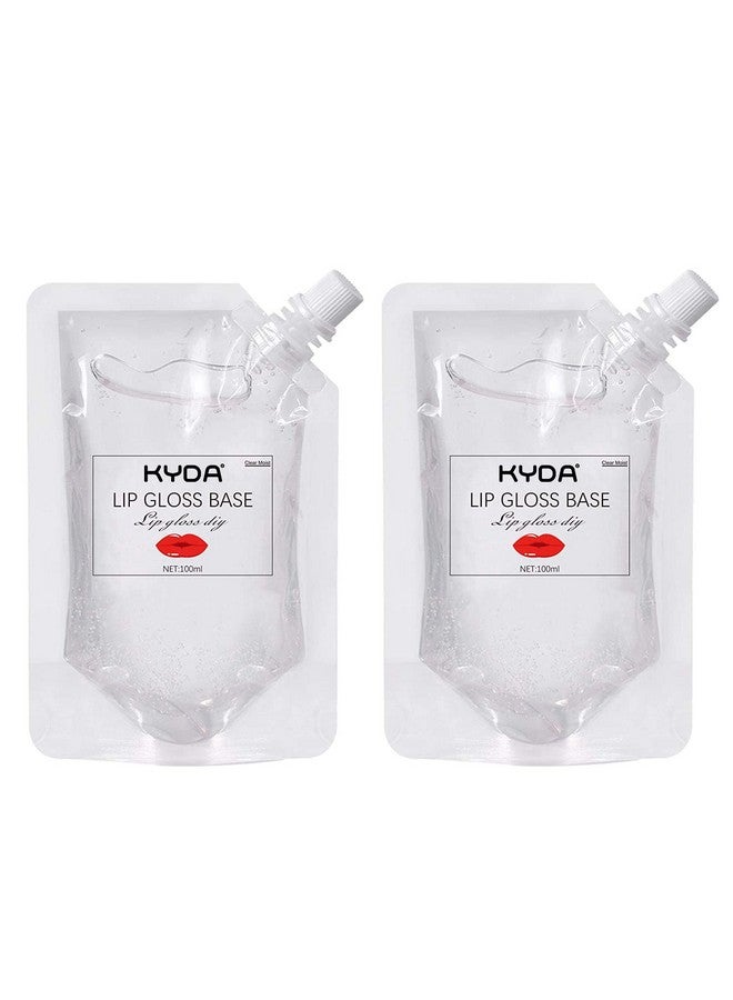 كيدا 200 مل قاعدة ملمع الشفاه المرطبة، مادة زيتية أساسية لملمع الشفاه، برايمر مكياج الشفاه، برايمر أحمر شفاه غير لاصق، قاعدة ملمع شفاه لبلسم الشفاه المصنوع يدويًا، ملمع شفاه - 200 جرام - Image 1