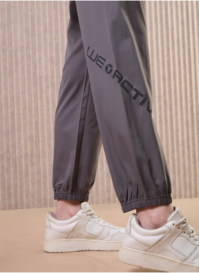 Technosport Women Grey Solid 2-Way Stretch Joggers  - Image 4