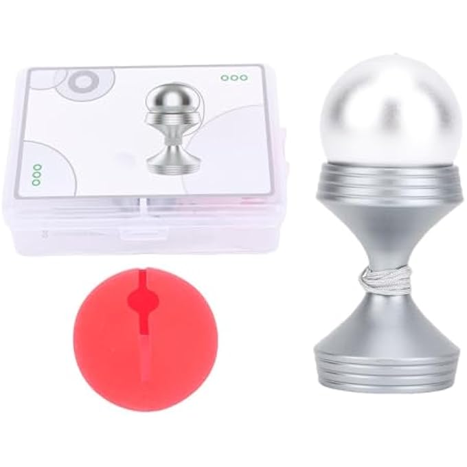 NOENNULL Rotating Gyroscope Fidget Toy, Cool Gadget Desk Toy Gift for Various Holidays, Relieve Stress Anxiety for Kids and Adults (Gray) - Image 1