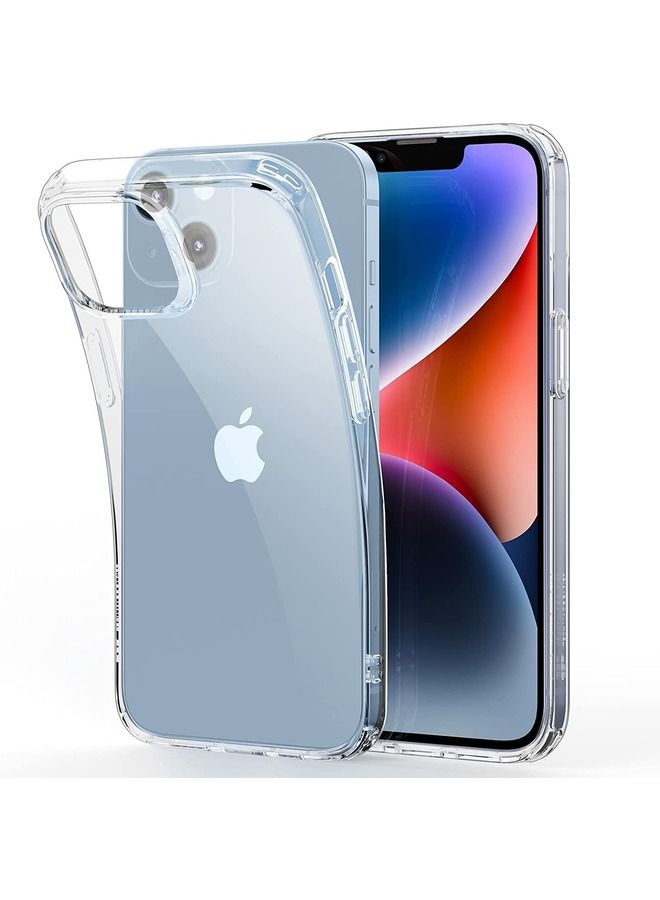 غطاء هاتف شفاف مضاد للصدمات لجهاز آيفون 13 - Image 1