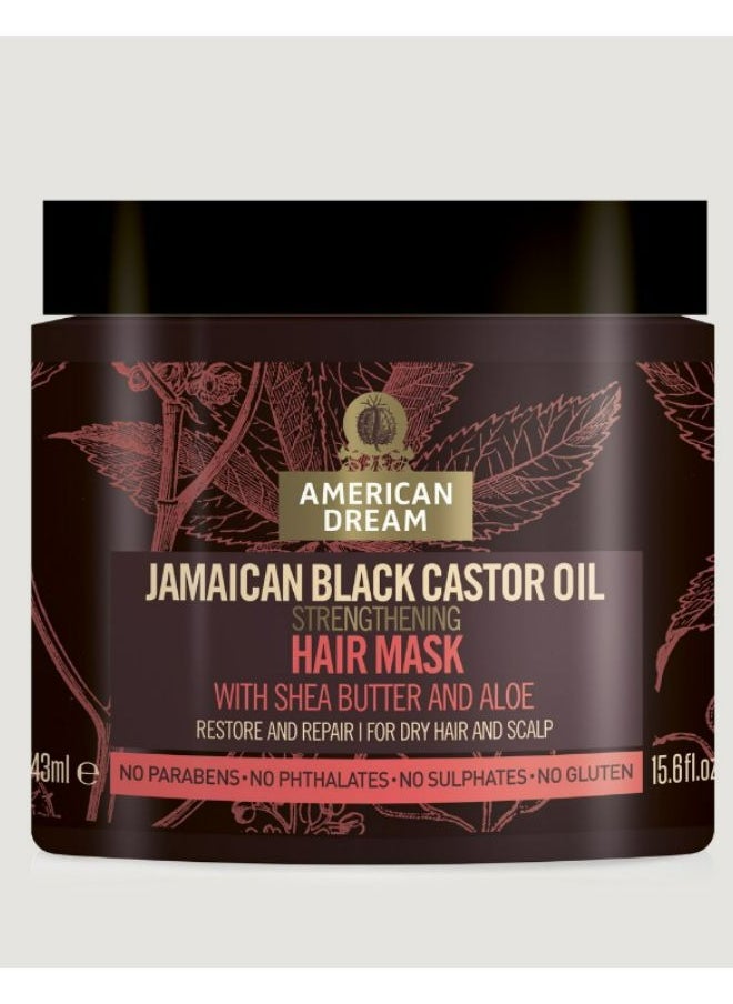 AMERICAN DREAM - JAMAICAN BLACK CASTOR OIL STRENGTHENING HAIR MASK 443 ML - Image 1