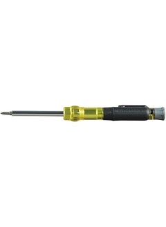 Klein Tools 32613 Multi Bit Screwdriver Precision Hvac 3 Inch 1 Pocket Screwdriver With Phillips Slotted And Schrader Bits  - Image 1