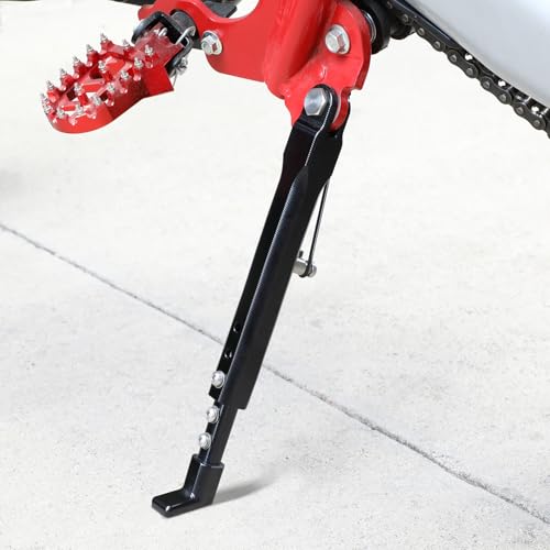 CHANGCHENG CNC Dirt Bike Kickstand - 7075 Aluminum Alloy Side Stand Support Stand Adjustable for CR CRF XR RM KX KLX TTR PW 50 70 80 100 110 125 150 50cc-150cc Pit Bike - Image 4