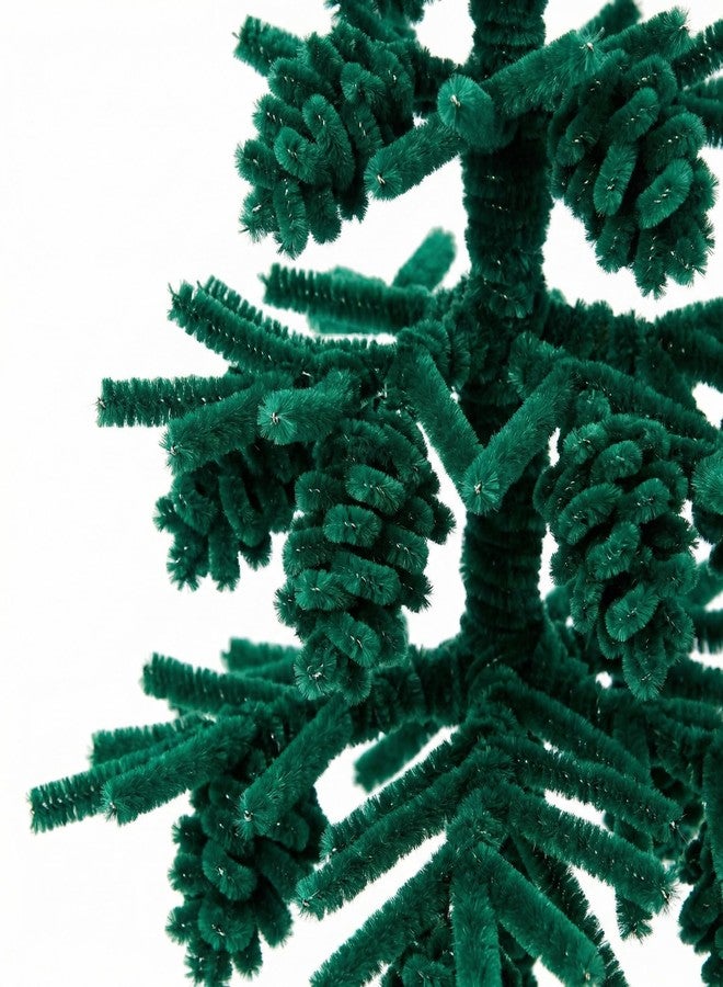 FAVORXTM Dark Green Pipe Cleaners Chenille Stems (200 Pack) for DIY Art Craft Decorations Creative (12 in x 0.24 in) - Image 2