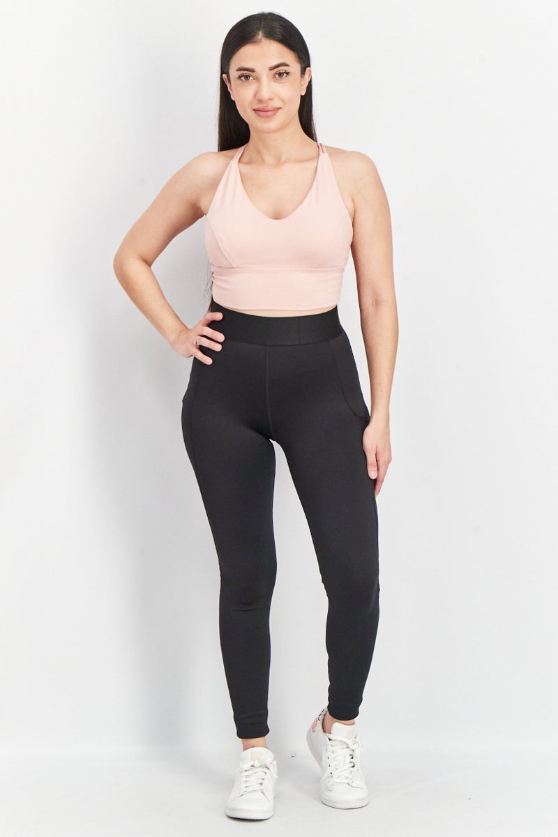 Adidas Women Sportswear Fit Training Leggings, Black - Image 4