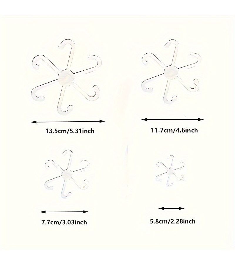 3pcs Transparent Plant Support Frame for Monstora Paradise Flowers - Image 4