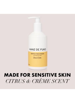 hanz de fuko Citrus & Creme Gentle Face Wash Premium Facial Cleanser For Sensitive Skin Hypoallergenic Sulfate And Paraben Free 8 Oz.  - Image 3