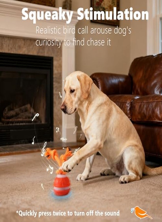 TVM Interactive Dog Toys, Motion Activate Rolling Ball for Small Medium Large Dogs, Automatic Moving Toy, Interactive Dog Ball Stimulation Toy for Boredom Relief (Orange) - Image 4