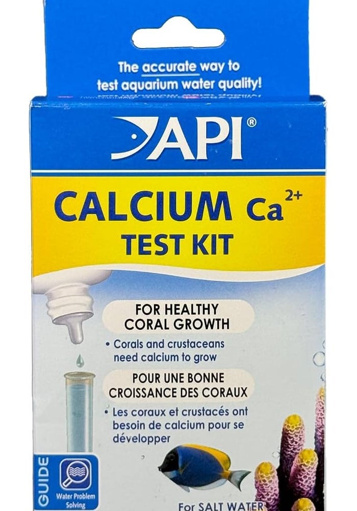 API Calcium Test Kit for Saltwater Aquariums - Essential Water Quality Testing for Healthy Coral Growth - Image 1