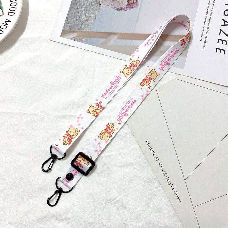 Kids Water Bottle Lanyard, Insulated Cup with Shoulder Strap - Cartoon Design - Image 1