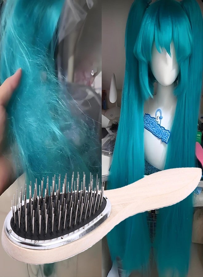 IMISSU Professional Wig Brush For Wig Anti Static Steel Comb for Tangle Synthetic Hair Extensions Training - Image 1