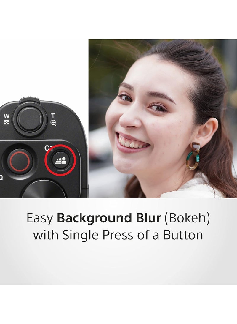 Sony Alpha ZV-E10 24.2 Mega Pixel Interchangeable-Lens Mirrorless vlog Camera, Made for Creators APS-C Sensor Advanced Autofocus Clear Audio & 4K Movie Recording (Body Only) – Black - Image 5