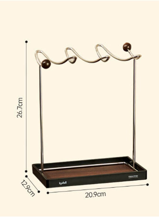 INSENSE Mug Drainage Rack, Storage Holder for Cups, Coffee & Tea Cups, Kitchen Countertop Organizer - Image 5