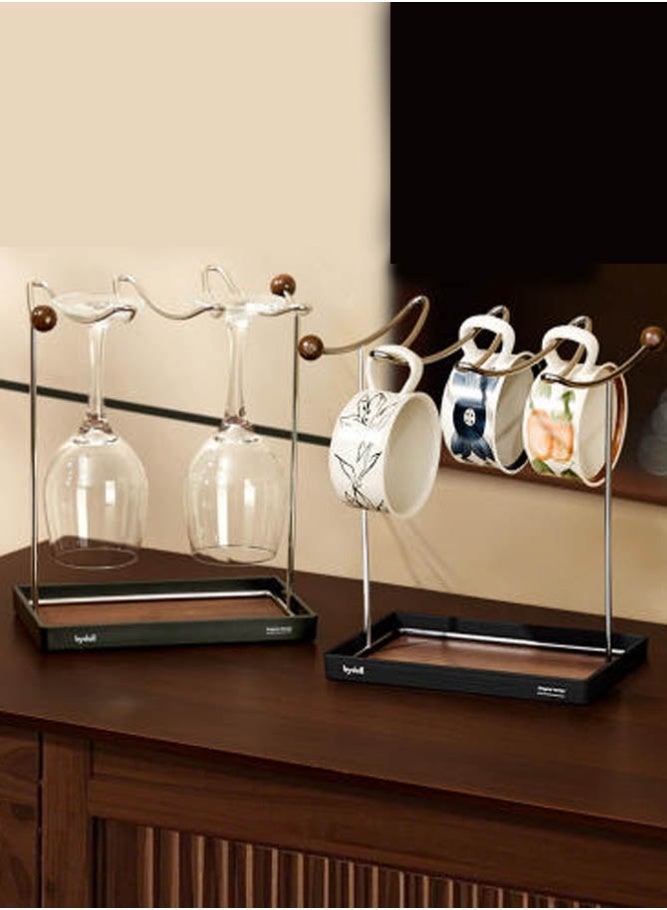 INSENSE Mug Drainage Rack, Storage Holder for Cups, Coffee & Tea Cups, Kitchen Countertop Organizer - Image 2