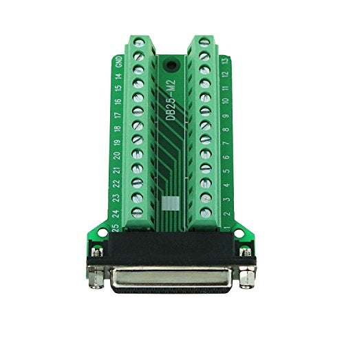 Twinkle Bay TwinkleBay DB25 Breakout Connector D-sub Breakout 25 Pin Connector Female with Nut (Pack of 2) - Image 4
