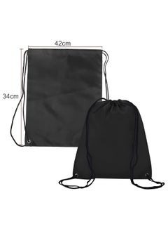 Generic Drawstring Backpack, 4 Pcs Drawstring Bags Bulk, Sports Bag, Bulk String Backpack, Drawstring Backpack Bags, Sport Storage Polyester Bag, for School Traveling Gym  - Image 2