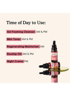 Essano Essano Rosehip Oil Skin Care Set, Treat Your Skin Travel Size Pack Includes Face Cleanser, Mist Toner, Rosehip Oil, Face Moisturizer & Night Cream with Rosehip Oil, Jojoba Oil, Aloe Vera & Shea Butter  - Image 2