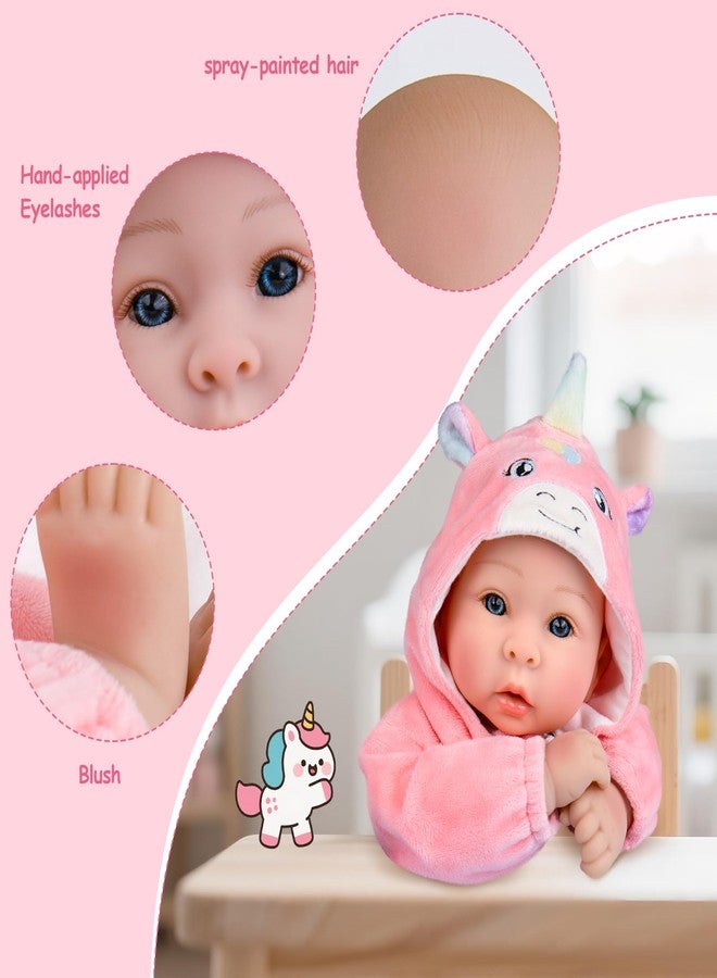 Aori 17 Inch Baby Dolls Realistic Doll with Ultra Real Life Soft Body & Pink Outfits for Girls 3+ | Pretend Play, Dress Up, Nursery Decor - Image 4