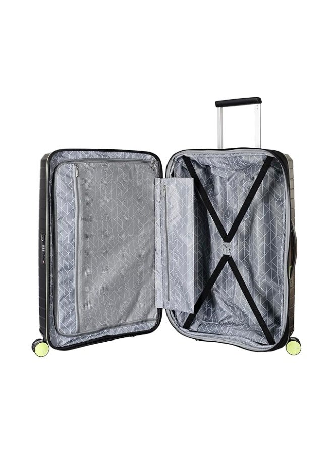 American Tourister Fastforward Luggage with TSA Lock & 8 Double Spinner Wheel/Trolley Bag for Travel/Medium Hard-Sided PC Suitcase for Holiday/Luggage Bag for Men & Women - Image 5