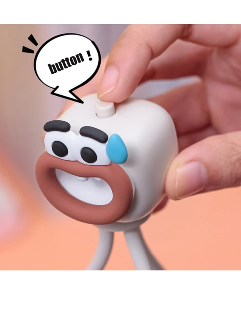 SYOSI Mini LED Desk Lamp Cute Desk Table Night Light, Nursery Night Light, LED Table Lamp Bedside Lamp with Button, Cute Octopuses Small Lamp Night Light for Kid's Bedrooms, Living Room - Image 2