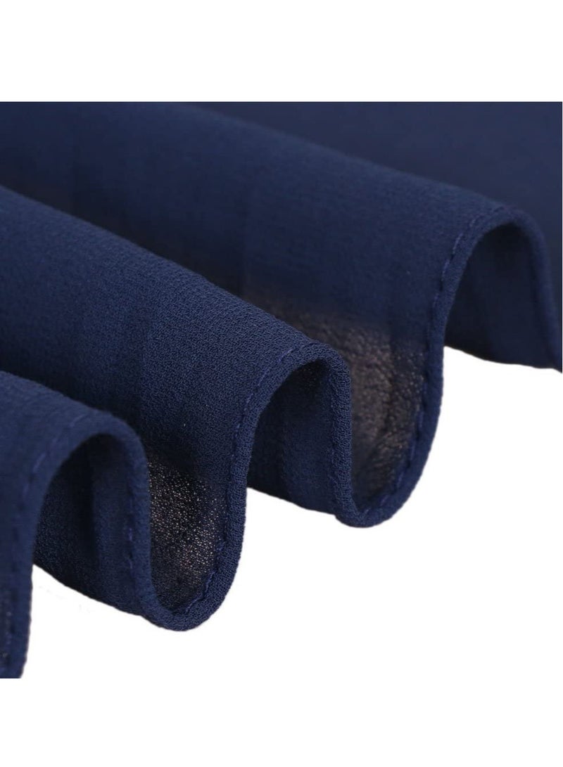 ELTRAZONE "Graceful Elegance: Solid Color Bubble Chiffon Scarf for Women - Fashionable, Soft Hijab, Long Wrap Scarf, Luxurious Scarves Collection" - Image 5