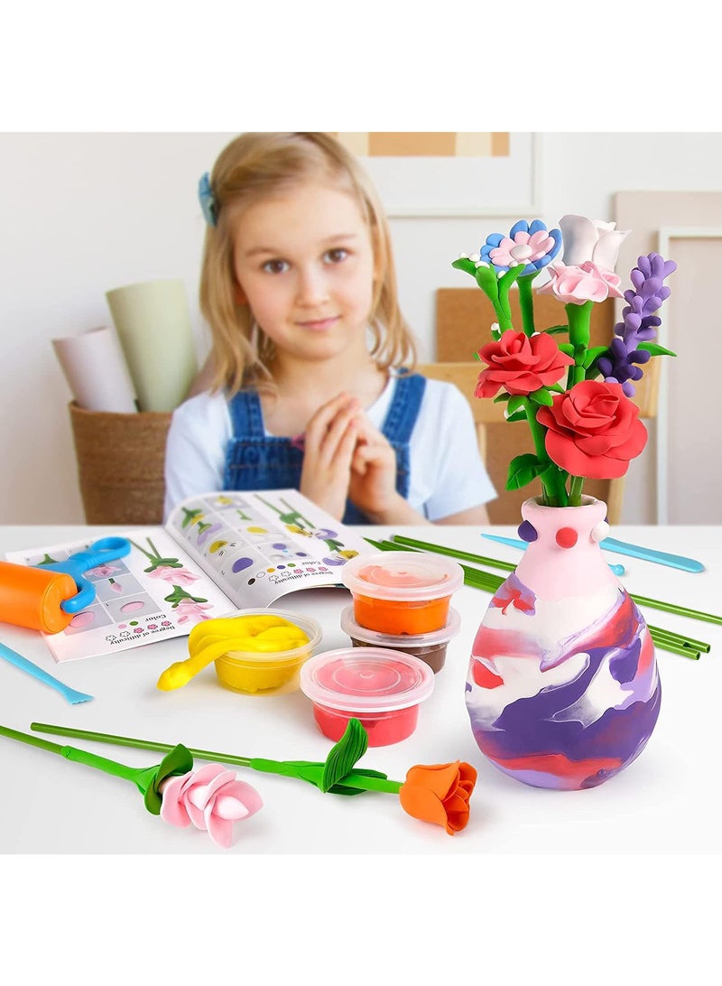 general Air Dry Clay Kits - Modeling Clay for Kids, Ultra Light & Soft, Safe & Non-Toxic, DIY Air Dry Clays Kit with Sculpting Tools and Tutorials, Creatible Art Crafts Toys Gifts for Boys Girls - Image 4