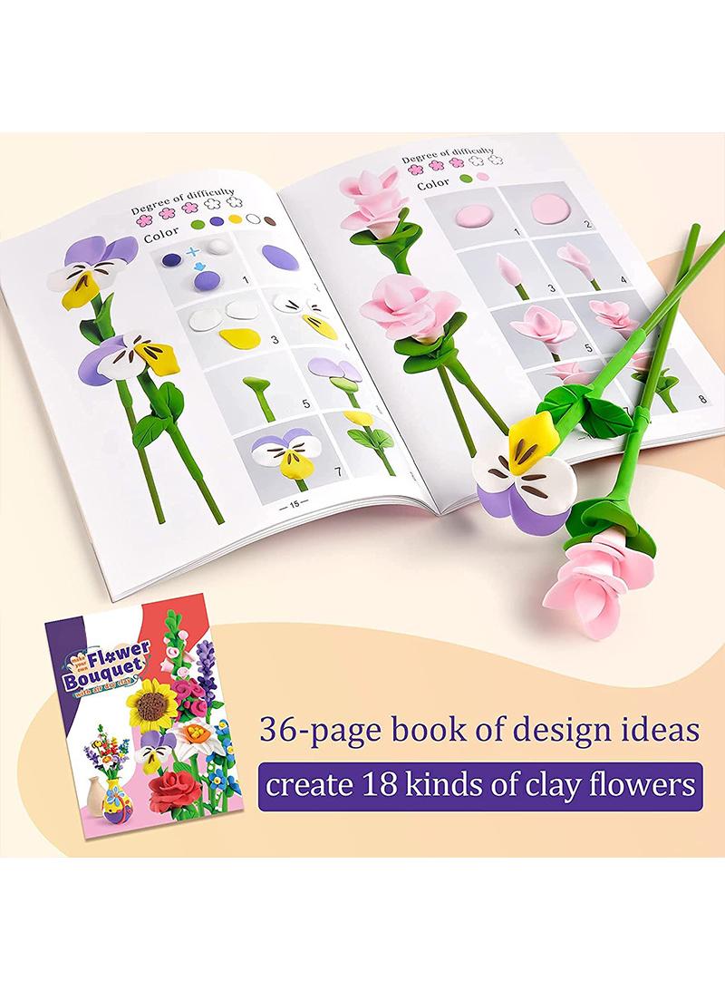 general Air Dry Clay Kits - Modeling Clay for Kids, Ultra Light & Soft, Safe & Non-Toxic, DIY Air Dry Clays Kit with Sculpting Tools and Tutorials, Creatible Art Crafts Toys Gifts for Boys Girls - Image 5