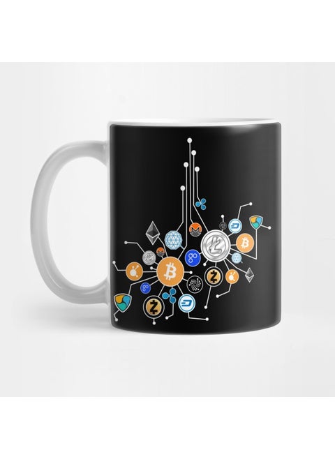 Crypto Bitcoin Ethereum Mug Cup