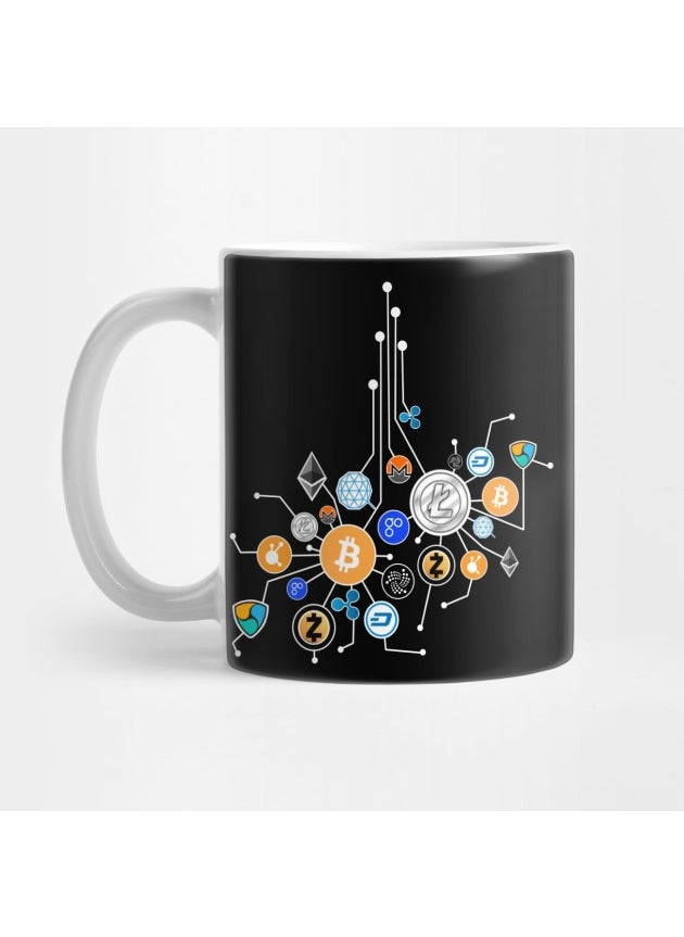 Pixxa - Crypto Bitcoin Ethereum Mug Cup - Image 1
